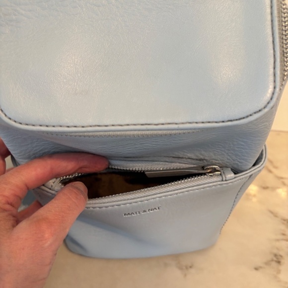 Matt & Nat Vegan Backpack Blue - Picture 6 of 7
